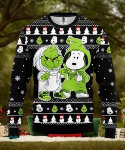 Grinch And Snoopy Ugly Christmas Sweater Amazing Gift Men And Women Christmas Gift