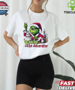 Grinch Baker Grinchy Cake Decorator Merry Christmas shirt