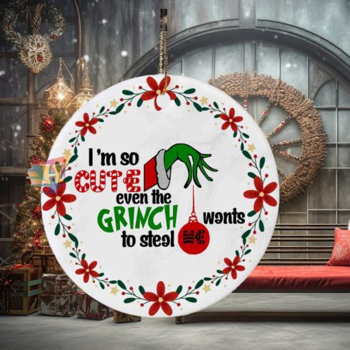 Grinch Ball Holder Decor, Funny The Grinch Ornament 2023