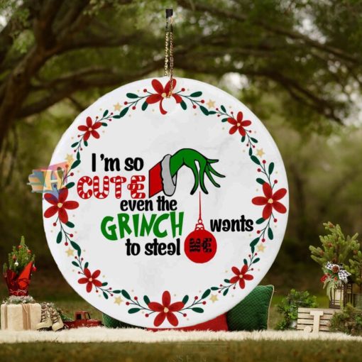 Grinch Ball Holder Decor, Funny The Grinch Ornament 2023