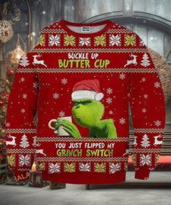 Grinch Best Gift Christmas Ugly Wool Knitted Sweater