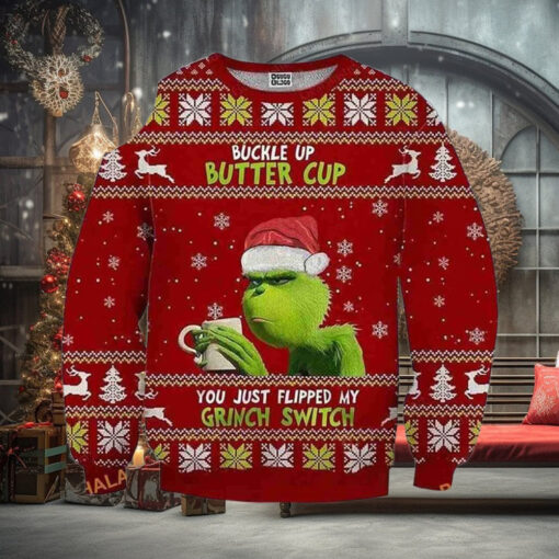 Grinch Best Gift Christmas Ugly Wool Knitted Sweater