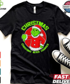 Grinch Boy Christmas never changes shirt