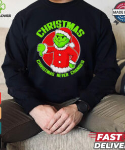 Grinch Boy Christmas never changes shirt