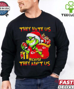 Grinch Chiefs they hate us because they ain’t us Christmas shirt