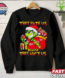 Grinch Chiefs they hate us because they ain’t us Christmas hoodie, sweater, longsleeve, shirt v-neck, t-shirt