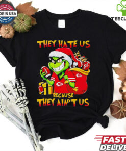 Grinch Chiefs they hate us because they ain’t us Christmas hoodie, sweater, longsleeve, shirt v-neck, t-shirt