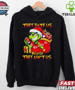 Grinch Chiefs they hate us because they ain’t us Christmas hoodie, sweater, longsleeve, shirt v-neck, t-shirt