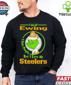 Grinch Christmas I am an Ewing I love my Pittsburgh Steelers shirt