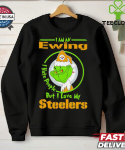 Grinch Christmas I am an Ewing I love my Pittsburgh Steelers shirt