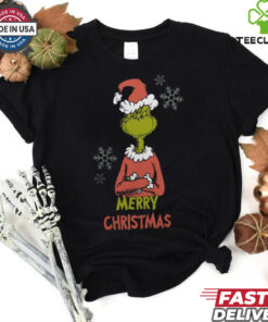 Grinch Christmas Shop The Grinch Green Merry Christmas Graphic T Shirt