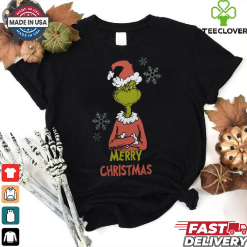 Grinch Christmas Shop The Grinch Green Merry Christmas Graphic T Shirt