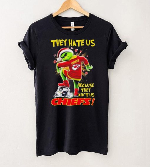 Grinch Christmas They Hate Us Because They Ain’t Us Kansas City Chiefs Stomp NFL Team Shirt