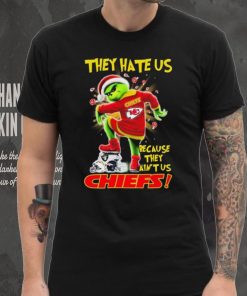 Grinch Christmas They Hate Us Because They Ain’t Us Kansas City Chiefs Stomp NFL Team Shirt