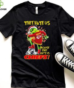 Grinch Christmas They Hate Us Because They Ain’t Us Kansas City Chiefs Stomp NFL Team Shirt