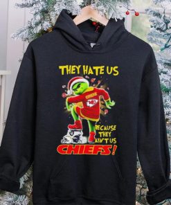 Grinch Christmas They Hate Us Because They Ain’t Us Kansas City Chiefs Stomp NFL Team Shirt