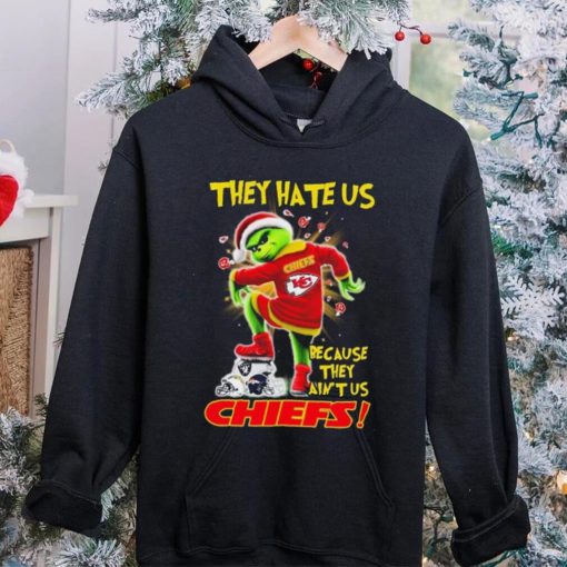 Grinch Christmas They Hate Us Because They Ain’t Us Kansas City Chiefs Stomp NFL Team Shirt