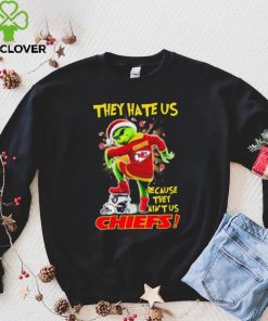 Grinch Christmas They Hate Us Because They Ain’t Us Kansas City Chiefs Stomp NFL Team Shirt