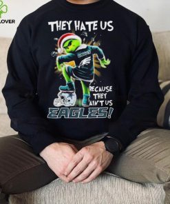 Grinch Christmas They Hate Us Because They Ain’t Us Philadelphia Eagles Stomp Dallas Cowboys Shirt