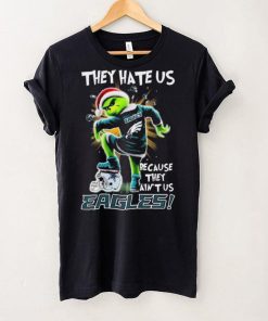 Grinch Christmas They Hate Us Because They Ain’t Us Philadelphia Eagles Stomp Dallas Cowboys Shirt