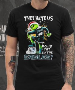 Grinch Christmas They Hate Us Because They Ain’t Us Philadelphia Eagles Stomp Dallas Cowboys Shirt