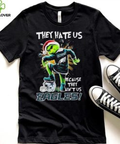 Grinch Christmas They Hate Us Because They Ain’t Us Philadelphia Eagles Stomp Dallas Cowboys Shirt