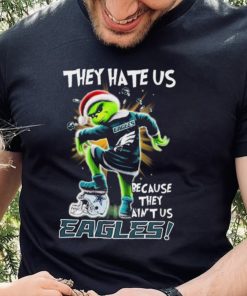 Grinch Christmas They Hate Us Because They Ain’t Us Philadelphia Eagles Stomp Dallas Cowboys Shirt