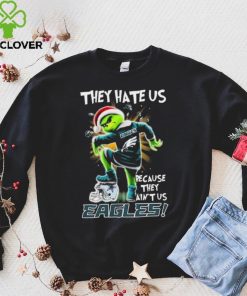 Grinch Christmas They Hate Us Because They Ain’t Us Philadelphia Eagles Stomp Dallas Cowboys Shirt