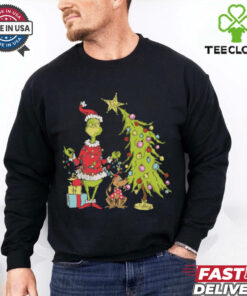 Grinch Christmas Tree Sweatshirt
