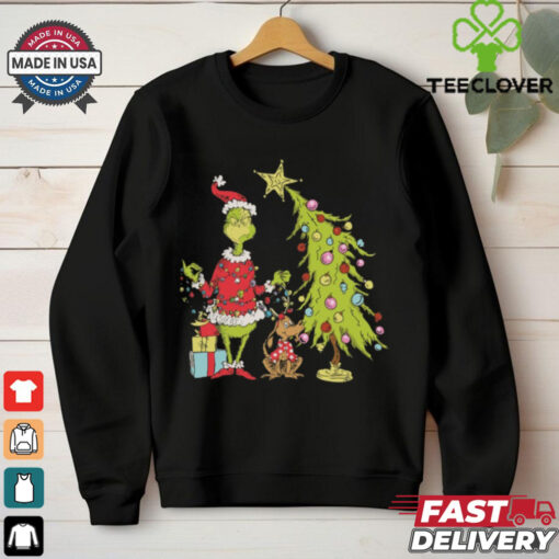 Grinch Christmas Tree Sweatshirt