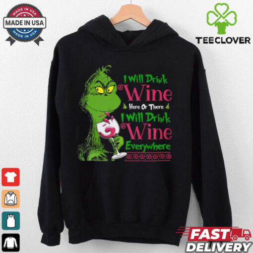 Grinch Christmas Wine Sweatshirts, Grinchmas Sweatshirt