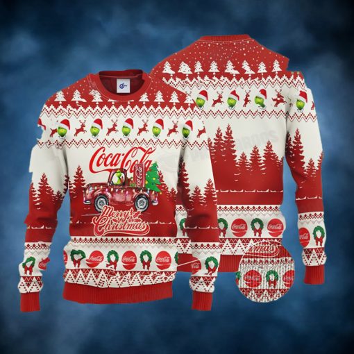 Grinch Coca Cola Merry Christmas Ugly Christmas Sweater Funny Gift