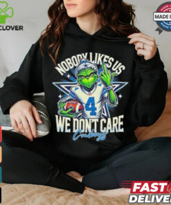 Grinch Cowboys Nobody Likes Us We Don’t Care Shirt