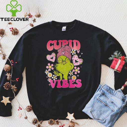 Grinch Cupid Vibes Valentine T hoodie, sweater, longsleeve, shirt v-neck, t-shirt