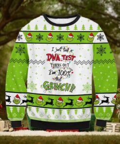 Grinch DNA Test Ugly Sweater