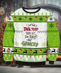 Grinch DNA Test Ugly Sweater