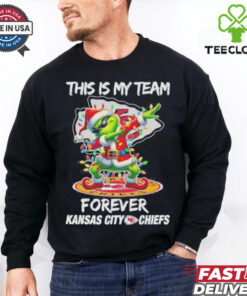 Grinch Dabbing This Is My Team Forever Kansas City Chiefs Christmas Shirt