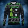 Grinch Hug Minnesota Vikings Ugly Christmas Sweater Funny Gift