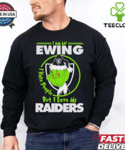 Grinch Ewing I love my Las Vegas Raiders Christmas shirt