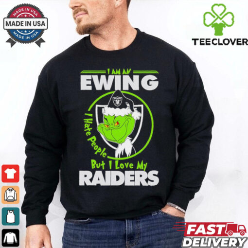 Grinch Ewing I love my Las Vegas Raiders Christmas shirt