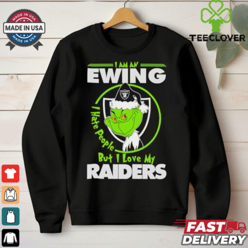 Grinch Ewing I love my Las Vegas Raiders Christmas shirt