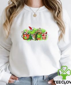 Grinch Face Coffee Drink Shirt, Christmas Grinch Shirt