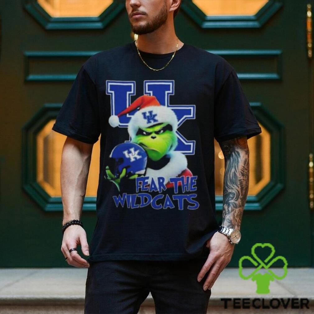 Grinch Fear The Christmas Kentucky Wildcats Football Grinchmas T Shirt Grinch Fear The Christmas Kentucky Wildcats Football Grinchmas T Shirt