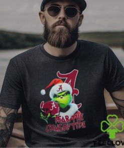 Grinch Fear The Crimson Tide Football Grinchmas T Shirt 1 Grinch Fear The Crimson Tide Football Grinchmas T Shirt