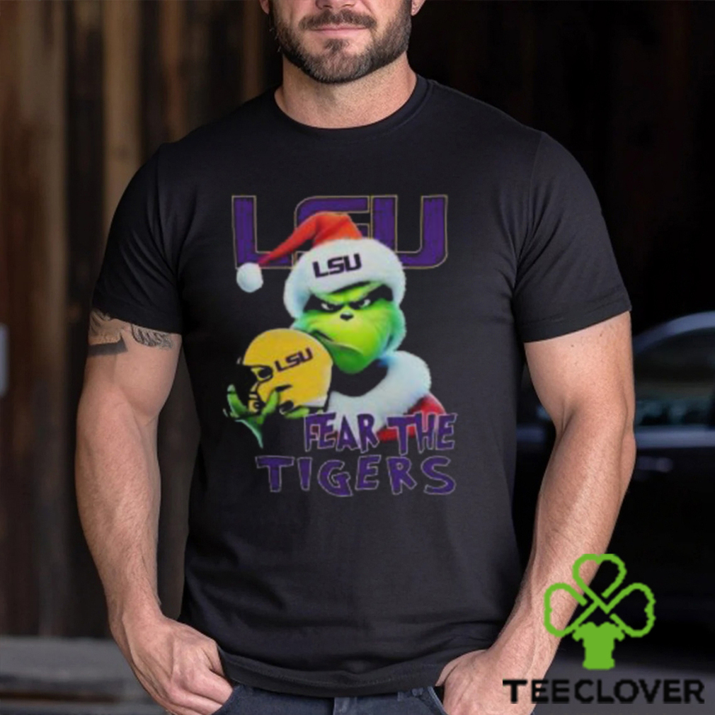 Grinch Fear The LSU Tigers Football Grinchmas T Shirt Grinch Fear The LSU Tigers Football Grinchmas T Shirt
