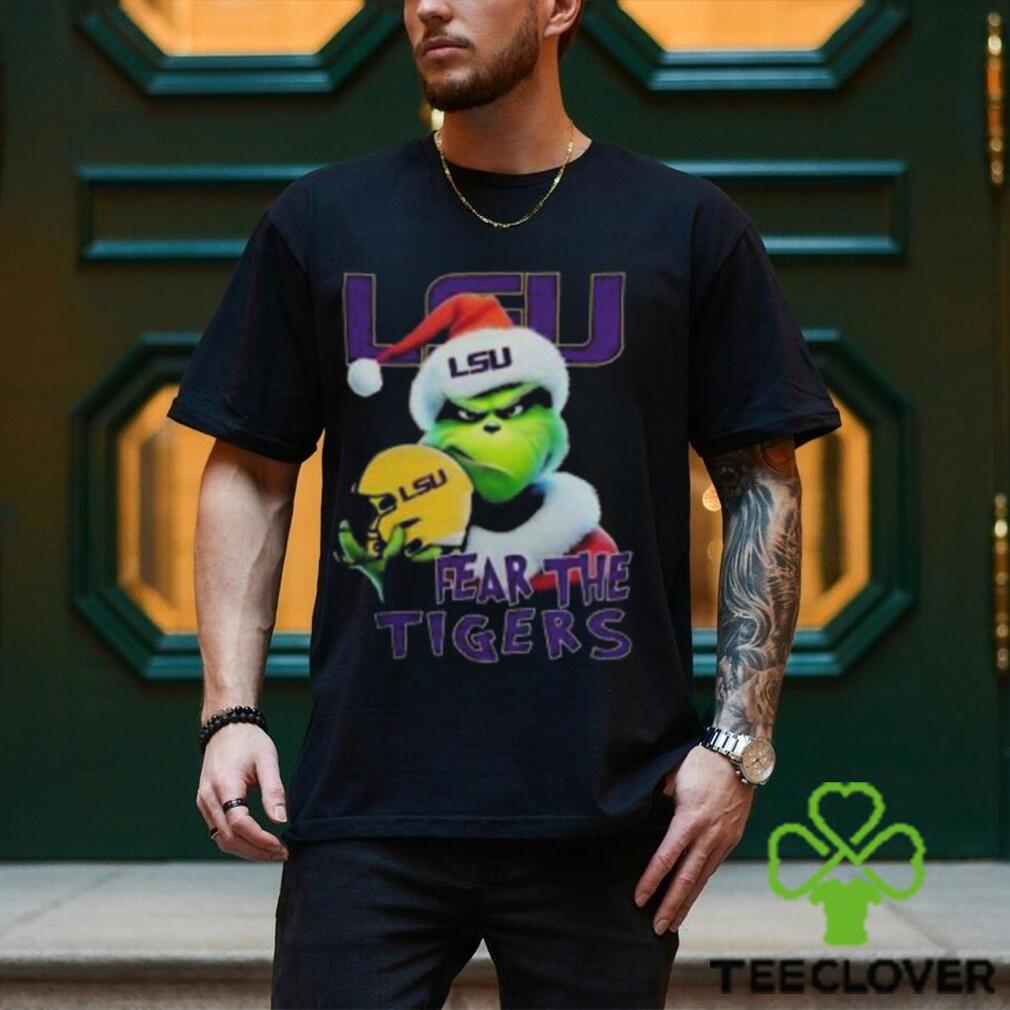 Grinch Fear The LSU Tigers Football Grinchmas T Shirt Grinch Fear The LSU Tigers Football Grinchmas T Shirt