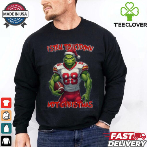 Grinch Football I Steal Touchdown Christmas shirt