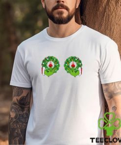 Grinch Funny Hands Christmas Wreaths Shirt