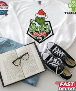 Grinch Games Baseball Sport Merry Christmas shirt