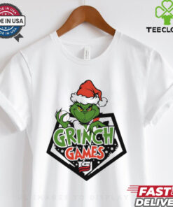 Grinch Games Baseball Sport Merry Christmas shirt